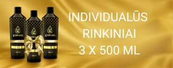 Individualūs rinkiniai 3 x 500 ml