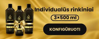 Individualūs rinkiniai 3 x 500 ml